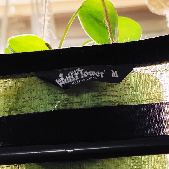 Sheer Striped Top - Picture 2 of 3